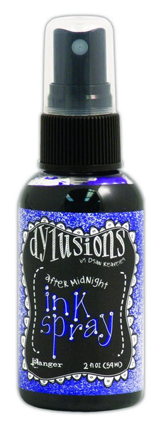 Ranger Dylusions Ink Spray by Dyan Reaveley, After Midnight - Scrapbooking Fairies