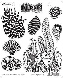Dyan Reaveley's Dylusions Cling Stamp Collections 8.5"X7", She Sells Sea Shells