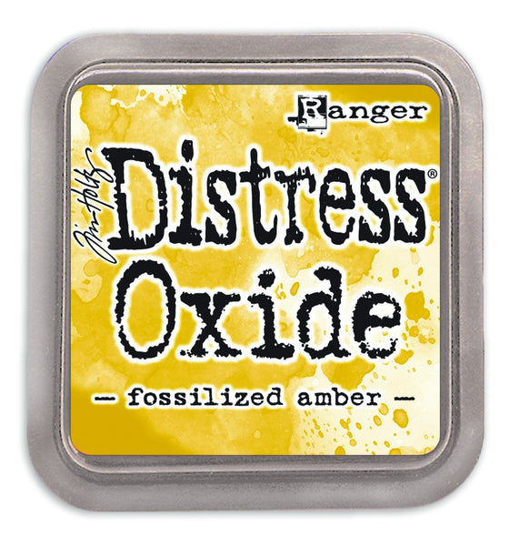 Distress Oxides Ink Pad, Fossilized Amber - Scrapbooking Fairies