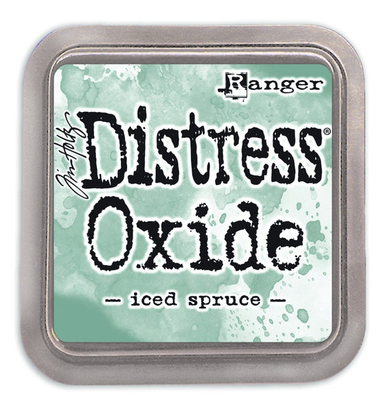 Distress Oxides Ink Pad, Iced Spruce - Scrapbooking Fairies