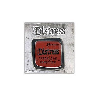 Tim Holtz Distress Enamel Collector Pin, Crackling Campfire