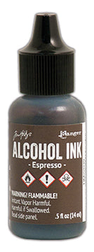 Tim Holtz Alcohol Ink .5oz, Espresso