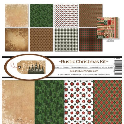 Reminisce Collection Kit 12"X12", Rustic Christmas