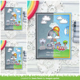 Lawn Fawn, Lawn Cuts Custom Craft Die, Reveal Wheel: Puffy Cloud Add-On