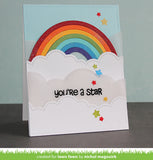 Lawn Fawn, Lawn Cuts Custom Craft Die, Rainbow