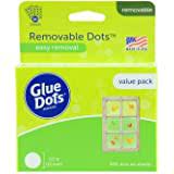 Glue Dots Clear Dot Roll, Removable 1/2" (0.5"), 200/Pkg