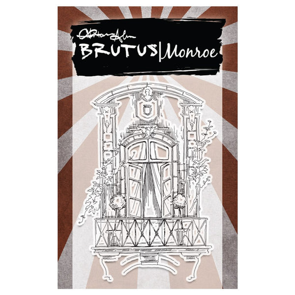 Brutus Monroe, Clear Stamps 3"X4", Rustic Balcony