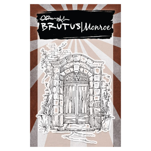 Brutus Monroe, Clear Stamps 3"X4", Rustic Door