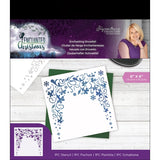 Crafter's Companion, Signature Collection by Sara Davies, 6"X6" Stencil, Enchanting Snowfall