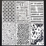 Elizabeth Craft Designs, Planner Essentials Planner Stencils 3 (Set of 6)