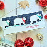 Spellbinders Etched Dies, Be Merry Collection, Chill Bear