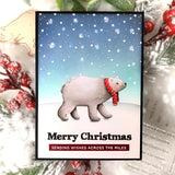 Spellbinders Etched Dies, Be Merry Collection, Chill Bear