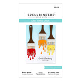 Spellbinders Etched Dies By Vicky Papaioannou, Paint Your World Artful Brush (S3-439)