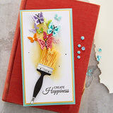 Spellbinders Etched Dies By Vicky Papaioannou, Paint Your World Butterfly Burst (S3-441)