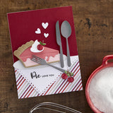 Spellbinders Clear Stamp Set By Tina Smith, Perfect Pie Sentiments & Fillings -Pie
