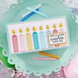 Spellbinders, Slider Bar Accents Etched Dies from the Birthday Celebrations Collection (S3-448)