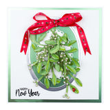 Spellbinders, Winterberry and Mistletoe Etched Dies from Susan's Holiday Flora Collection by Susan Tierney-Cockburn