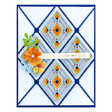 Spellbinders Etched Dies, Kaleidoscope Argyle (S4-1128)