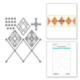 Spellbinders Etched Dies, Kaleidoscope Argyle (S4-1128)