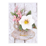 Spellbinders Etched Dies By Susan Tierney-Cockburn, Southern Magnolia -Victorian Garden (S4-1235)