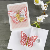 Spellbinders Clear Stamp Set By Bibi Cameron, Butterfly Sentiments- Bibi's Butterflies (STP-081)