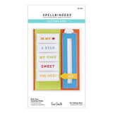 Spellbinders, Pick Your Greeting Slider Etched Dies from the Birthday Celebrations Collections (S5-509)