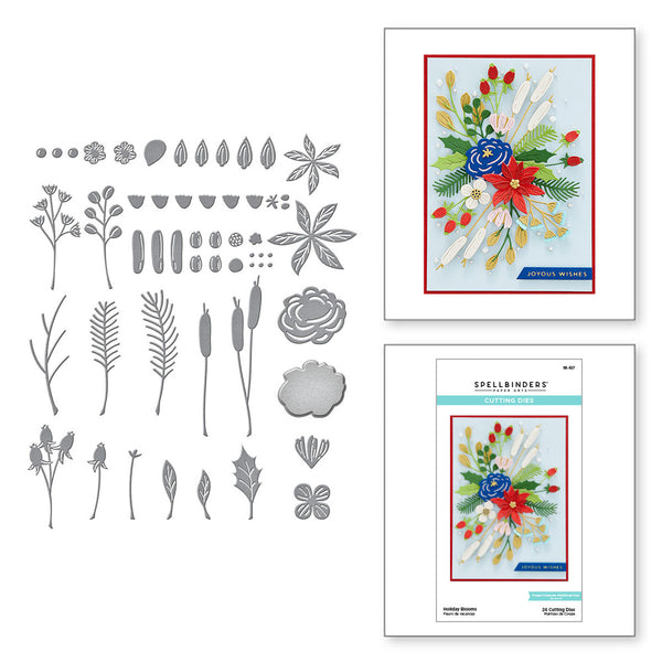 Spellbinders Etched Die, Holiday Blooms (S5-527)