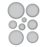 Spellbinders Etched Dies By Becca Feeken, Postage Edge Circles (S5-539)