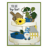 Spellbinders Etched Dies By Becky Roberts, Tiered Tray (S4-1253)