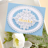 Spellbinders Etched Dies By Becca Feeken, Postage Edge Ovals (S5-548)