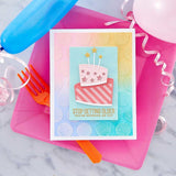 Spellbinders, Embossing Folder from the Birthday Celebrations Collection, Party Spots