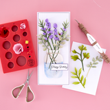 Spellbinders Etched Dies By Susan Tierney-Cockburn, Mason Jar & Lavender -Victorian Garden (S6-207)