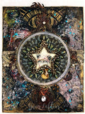 Stencil Girl, Boho Star Circle, 6"x'6" Stencil, Designed by Gwen Lafleur