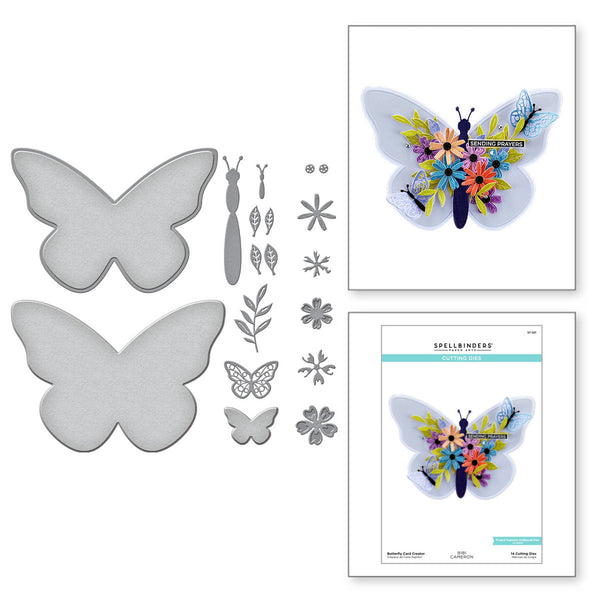 Spellbinders, Butterfly Card Creator Etched Dies from Bibi’s Butterflies Collection by Bibi Cameron