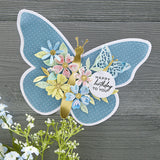 Spellbinders Clear Stamp Set By Bibi Cameron, Butterfly Sentiments- Bibi's Butterflies (STP-081)