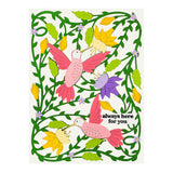 Spellbinders Etched Dies By Bibi Cameron, Delicate Floral Hummingbird (S7-230)