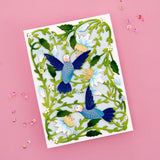 Spellbinders Etched Dies By Bibi Cameron, Delicate Floral Hummingbird (S7-230)