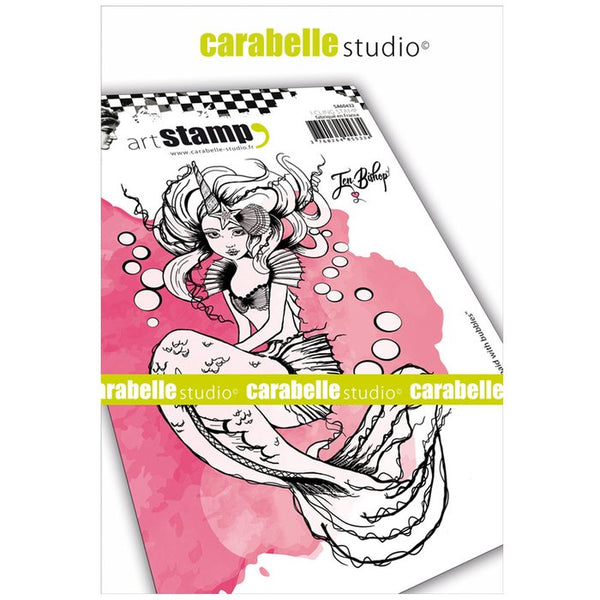 Carabelle Studio Cling Stamp A6, Mermaid with Bubbles