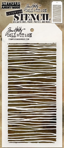Tim Holtz Layered Stencil 4.125"X8.5", String - Scrapbooking Fairies