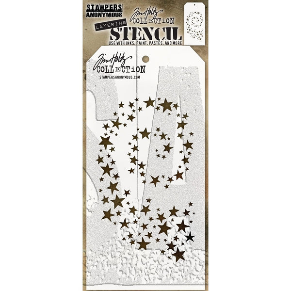 Tim Holtz Layered Stencil 4.125"X8.5", Hocus Pocus (THS131)