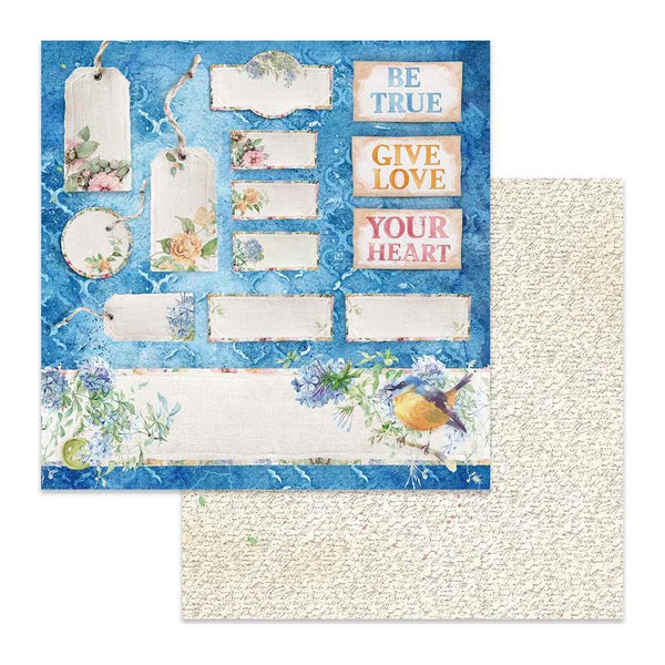 Stamperia Double-Sided Cardstock 12"X12", Flowers For You Tag & Tickets
