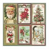 Stamperia Double-Sided Cardstock 12"X12", Cards, Classic Christmas