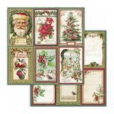 Stamperia Double-Sided Cardstock 12"X12", Cards, Classic Christmas
