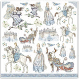 Stamperia Double-Sided Cardstock 12"X12", Winter Tales - Tag & Frames
