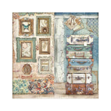 Stamperia Double-Sided Cardstock 12"X12", Luggage, Atelier Des Arts