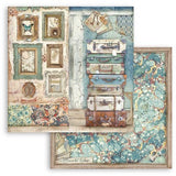 Stamperia Double-Sided Cardstock 12"X12", Luggage, Atelier Des Arts