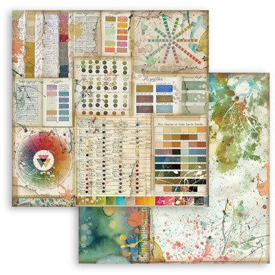Stamperia Double-Sided Cardstock 12"X12", Pantone, Atelier Des Arts