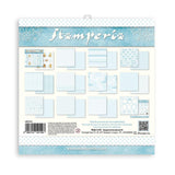 Stamperia Backgrounds Double-Sided Paper Pad 12"X12" 10/Pkg, Baby Dream Blue, Day Dream