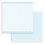 Stamperia Backgrounds Double-Sided Paper Pad 12"X12" 10/Pkg, Baby Dream Blue, Day Dream