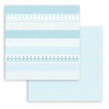 Stamperia Backgrounds Double-Sided Paper Pad 12"X12" 10/Pkg, Baby Dream Blue, Day Dream